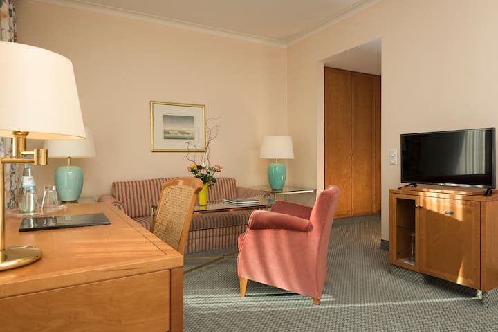 Guest room at the Wyndham Grand Bad Reichenhall Axelmannstein in Bad Reichenhall, Other than US/Canada